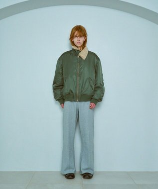 WEGO 【ユニセックス着用ITEM】フライトジャケット カーキ