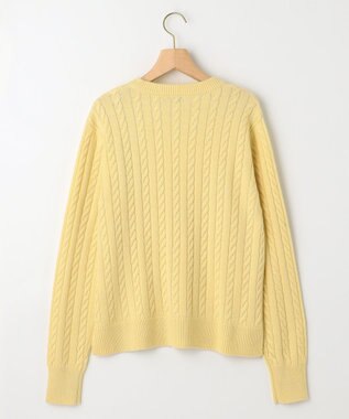 組曲 カシミヤブレンドバルキーケーブル ニット イエロー系
