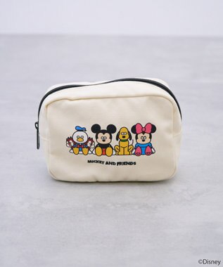 earth music&ecology Ｄｉｓｎｅｙ×Ｓｅｉｊｉ　Ｍａｔｓｕｍｏｔｏポーチ Off White