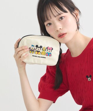 earth music&ecology Ｄｉｓｎｅｙ×Ｓｅｉｊｉ　Ｍａｔｓｕｍｏｔｏポーチ Off White