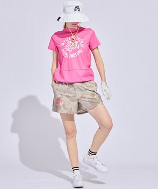 PW CIRCULUS 【MEN】WATER SURFACE プリントイージーショーツ ゴルフウェア レディース ベージュ系5
