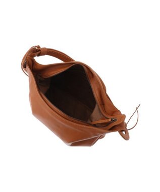 genten 【新色】ムース 2wayショルダー大 キャメル