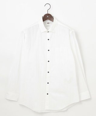 【キングサイズ・オーガニックコットン使用】 オーガニックコードストライプ シャツ