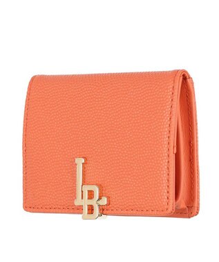 LANVIN en Bleu エルヴィー BOX小銭入れ サーモンピンク