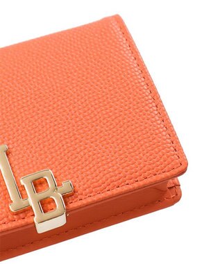 LANVIN en Bleu エルヴィー BOX小銭入れ サーモンピンク