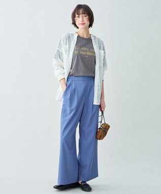 ANY L レースオーバーシャツ エクリュ