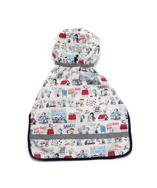 PET PARADISE スヌーピー  レインコート 透明フード付き 《アメリカンビンテージ柄》 小型犬 -