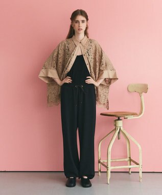 GRACE CONTINENTAL ジャージジョガーパンツ ブラック