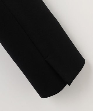 自由区 【XSサイズ～/洗える】WASHABLEPONTE カラーレスジャケット ブラック系