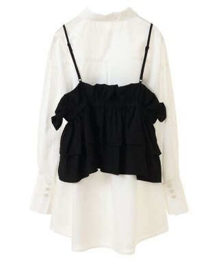 Green Parks armonia.ビスチェセットシャツチュニック Black