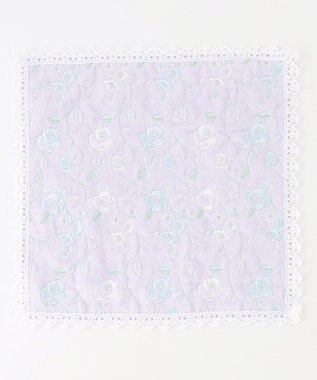TOCCA VINE FLOWER TOWELCHIEF タオルハンカチ ライラック系