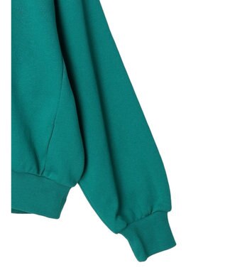 earth music&ecology Ｌｅｅ×ｅ．ｍ．ａ．ｅ．バックプリントプルオーバー Green