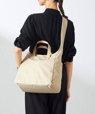 Y'SACCS 小西真奈美×Y'SACCS　Polka Dots ハンドル付きアクティブショルダーバッグ アイボリー