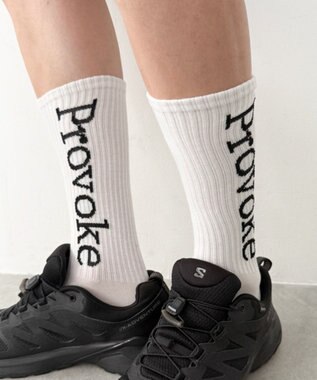 WEGO Provokeロゴソックス（R） ホワイト