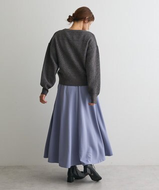 CRAFT STANDARD BOUTIQUE ワッフルニットジップカーディガン Gray