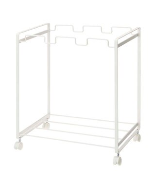 tower 分別ダストワゴン タワー 3分別 ホワイト ホワイト