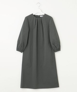 J.PRESS LADIES L 【WEB限定・洗える】グレイス メモリータフタ ワンピース グレー系