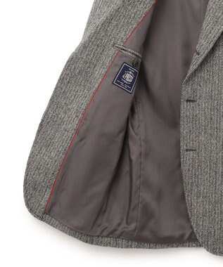 J.PRESS MEN 【LOVAT】 LAVEROCK TWEED ヘリンボーン ジャケット グレー系1