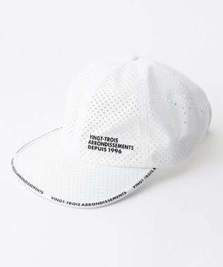 23区GOLF 【UNISEX】パンチングキャップ 通気性抜群 ベーシックタイプ ホワイト系