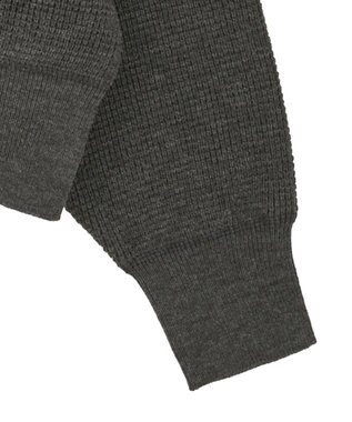 CRAFT STANDARD BOUTIQUE ワッフルニットジップカーディガン Gray