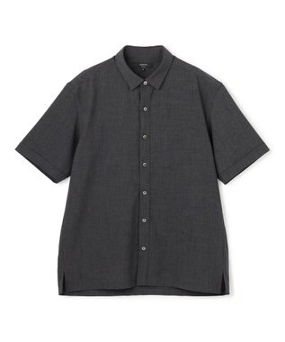 JOSEPH HOMME 【新柄】【機能素材】テクノボイルストレッチ レギュラーカラー半袖シャツ グレー系