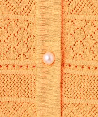 組曲 【2SET・WEB限定】編地ニット ツインセット ライトオレンジ系