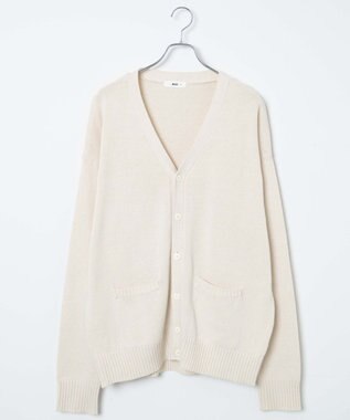 WEGO 【SCHOOL ITEM】メンズスクールニットカーディガン 杢グレー