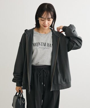 Green Parks ピグメントパーカー Charcoal Gray