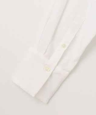 自由区 【洗える】SOMELOSバンドカラー ブラウス オフ