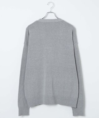 WEGO 【SCHOOL ITEM】メンズスクールニットカーディガン 杢グレー