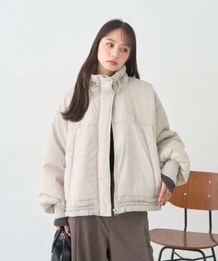 earth music&ecology モンスターコート Light Beige