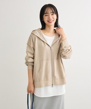 Green Parks ピグメントパーカー Beige