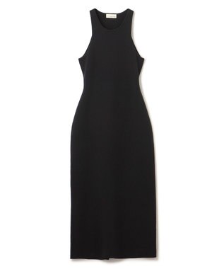 uncrave 【手洗い可】ドライタッチ ニット アメスリ バックオープン ワンピース（uncrave WHITE） ブラック