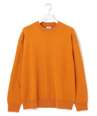 J.PRESS YORK STREET 【UNISEX】ANTI PILLING WOOL クルーネックニット オレンジ系