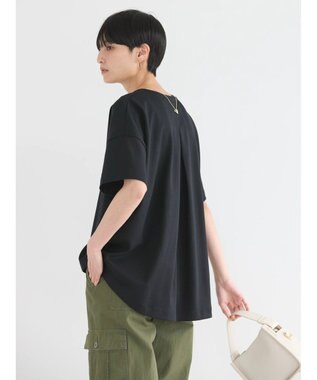 AMERICAN HOLIC 接触冷感バックタックポンチプルオーバー Black