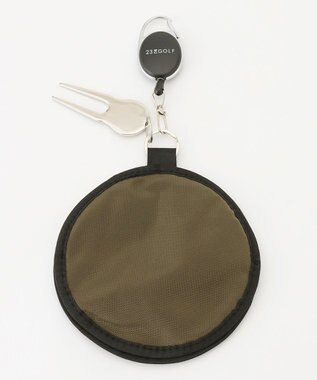 23区GOLF 毎度完売の大人気アイテム【雑貨】ボールクリーナー カーキ系