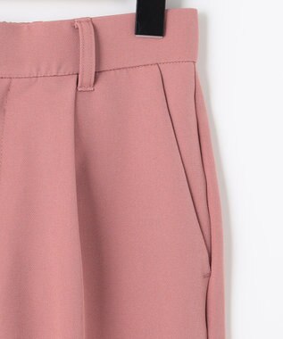 SHARE PARK LADIES 【洗える】ダブルクロスストレッチパンツ ピンク