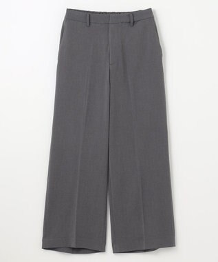 ANY L 【洗濯機可/ウエストゴム/２ＷＡＹストレッチ】ワイドパンツ チャコール