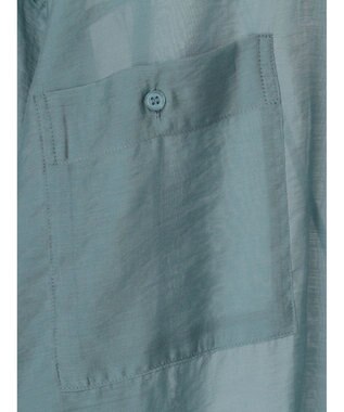 AMERICAN HOLIC シアーＣＯＯＬＷポケットシャツ Sax