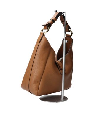 LORISTELLA/ロリステッラ シュリンクレザーホーボーバッグ （キャメル） ロリステッラ LORISTELLA シュリンクレザーホーボーバッグ