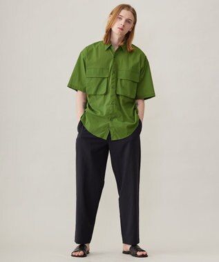 UNFILO MENS Light Move ポケットシャツ [24年春夏商品] ライトグリーン