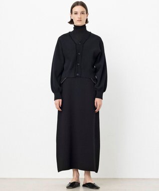 NAVE 【ReNAVE・洗える】スムースニット カーディガン ブラック系