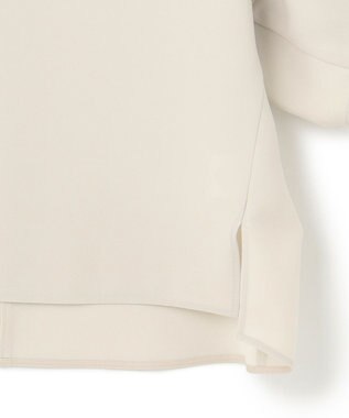 23区 【吸水速乾/UVカット/接触冷感】ストレッチジョーゼット ランタンスリーブ カットソー ベージュ系