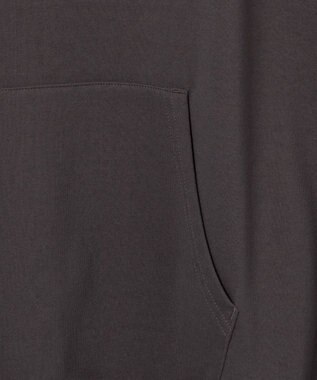 WEGO 【ユニセックス着用ITEM/手洗い可】ロゴノースリーブパーカー スミクロ