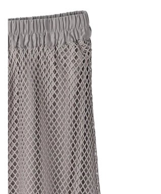 Green Parks ・ＥＬＥＮＣＡＲＥ　ＤＵＥ　メッシュギャザースカート Gray