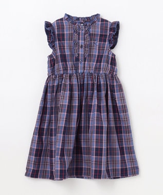 組曲 KIDS 【110-140㎝】ブリティッシュ ワンピース パープル系3