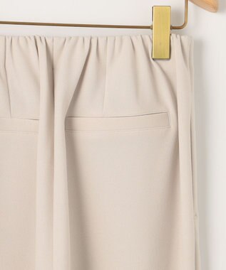 組曲 【接触冷感・吸湿冷感・UVカット】スタイルアップジャージー パンツ サンドベージュ系