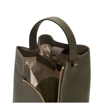 PELLE BORSA 2ウェイショルダーバッグ Reinette レネット 4741 カーキ