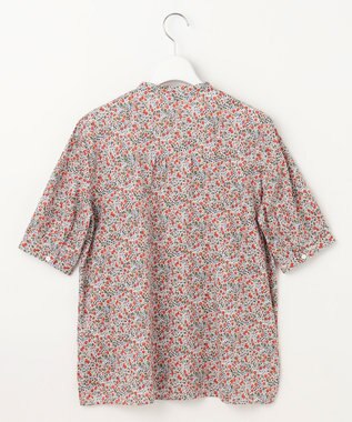 J.PRESS LADIES L 【洗える】LIBERTY Joanna Louise/Phoebe 前開き ブラウス オレンジ系5