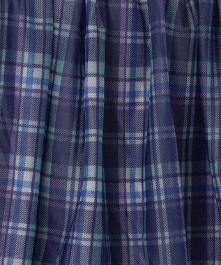 ANY KIDS チュール スカッツ ネイビー×チェック